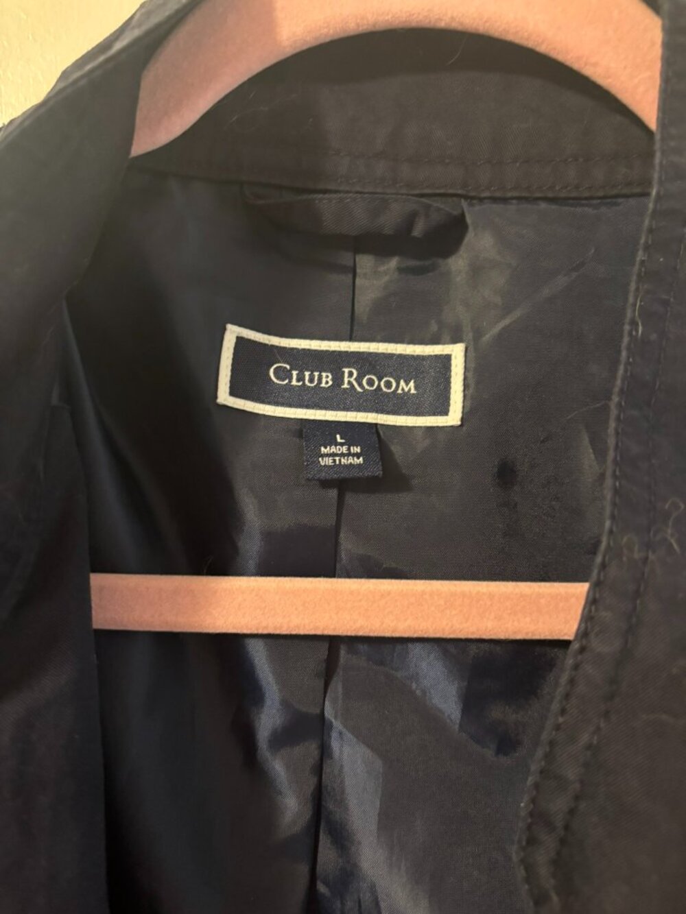 ## ✨ Club Room Navy Blue Lightweight Field Jacket (Men's) ✨ - Picture 3 of 4
